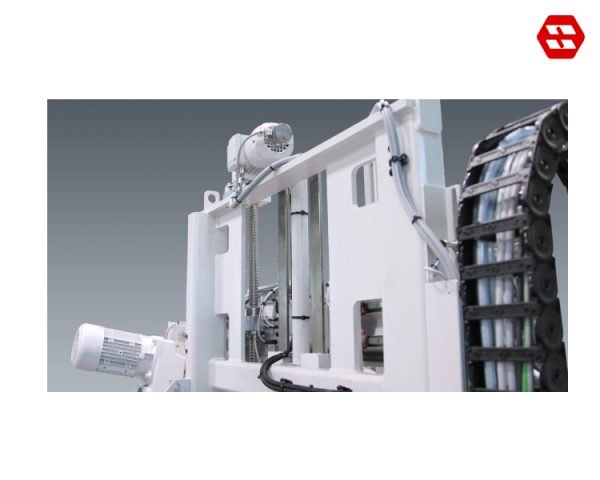 Servo-downfeed with cutting pressure control 1