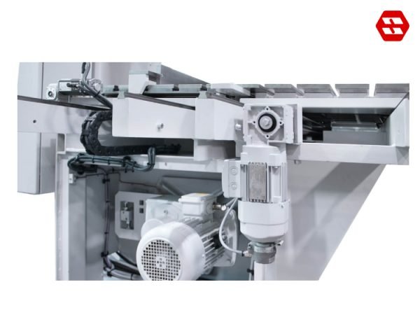 Tischpositionierung über Kugelrollspindel